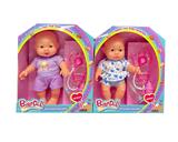 OBL10002435 - 12寸全身搪胶3D眼表情娃娃带配件（带音乐）