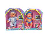 OBL10002445 - 12寸全身搪胶3D眼表情娃娃带配件（带音乐）