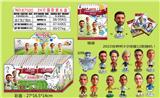 OBL10002886 - 2022世界杯3寸球星单只+3张卡片 锡袋装 24只锡袋展示盒 卡片和12款公仔随机