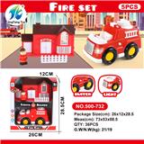 OBL10005078 - 灯光声音消
防车套装（
5PCS）