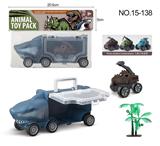OBL10006092 - 小鲨鱼手提车+1只工程回力恐龙子+1树