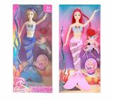 OBL10008025 - 14寸实身时尚灯光音乐美人鱼