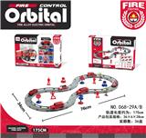 OBL10008995 - 消防合金电动轨道（配1只电动车和2只合金车滑行）