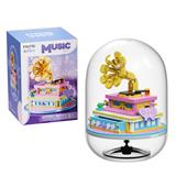 OBL10009172 - 微颗粒积木-留声机音乐盒(1002PCS)