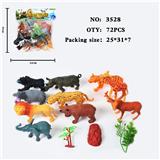 OBL10009366 - 仿真野生动物实心模型玩具儿童玩具亲子互动摆件动物（10）（无功能）