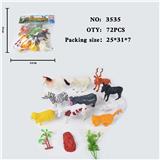 OBL10009373 - 仿真野生动物实心模型玩具儿童玩具亲子互动摆件动物（10）（无功能）