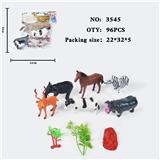 OBL10009383 - 仿真野生动物实心模型玩具儿童玩具亲子互动摆件动物（6）（无功能）