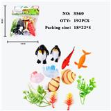 OBL10009398 - 仿真野生动物实心模型玩具儿童玩具亲子互动摆件8只海洋套装