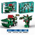 OBL10009620 - 益智积木城市军事系列2变回力变形防空导弹车（118PCS)     可四款混装