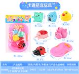 OBL10010140 - 6只搪胶Q宠1个泳池PVC卡头袋