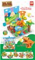 OBL10010181 - 益智拼装恐龙霸王龙滑道积木（60PCS）