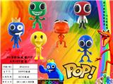 OBL10013079 - 10CM彩虹伙伴POP 6只OPP袋装