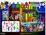 OBL10013104 - 3.5-4.5寸彩虹朋友进阶版 24包锡袋展示盒