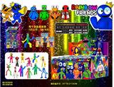 OBL10013105 - 3.5-4.5寸彩虹朋友进阶版 16只盲盒展示盒