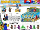 OBL10013143 - 3.5-4寸彩虹伙伴 16只盲盒展示盒