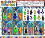 OBL10013205 - 3.5-4寸彩虹朋友3代-4 2只卡装/6款