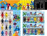 OBL10013225 - 3.5-4寸彩虹朋友3代-1 6只卡装/2款