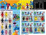 OBL10013266 - 3.5-4寸彩虹朋友3代-1 3只卡装4款
