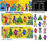 OBL10013362 - 3.5-4寸彩虹朋友2代（12款）6只盒装/2款