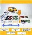 OBL10014354 - 9公分四色磨砂SUV款合金车8只装