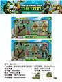 OBL10014443 - 忍者神龟+武器+发射器（二款混装）