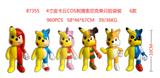 OBL10014602 - 4寸皮卡丘COS刺猬索尼克单只胶袋装 6款