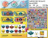 OBL10014771 - 7CM变装皮卡丘精灵球12款 3只盒装+说明书    4款混