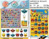 OBL10014772 - 7CM变装皮卡丘精灵球12款 20只大板+说明书