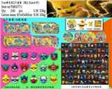 OBL10014922 - 7CM精灵球18款（加膜）3只盒装+说明书   4款