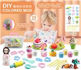 OBL10019038 - 彩泥,6寸3D仿真眼睛实身13活关节芭比DIY套装