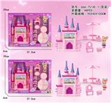OBL10019073 - 城堡（带灯光音乐包电）配迷糊芭比家具