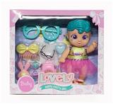 OBL10019650 - 8寸搪胶手空身Magicbox BABY COOL西班牙娃娃带4声音乐