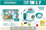 OBL10020818 - 过家家小家电厨房玩具智能蒸汽电饭煲套装(二色混装)