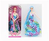 OBL10021301 - 11.5寸11关节实身俄文IC音乐灯光芭比