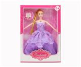 OBL10021320 - 11.5寸11关节实身俄文IC音乐灯光芭比