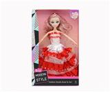 OBL10021337 - 11.5寸11关节3D眼实身俄文IC音乐灯光芭比