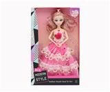 OBL10021340 - 11.5寸11关节3D眼实身俄文IC音乐灯光芭比