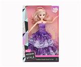 OBL10021349 - 11.5寸11关节3D眼实身俄文IC音乐灯光芭比