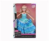 OBL10021350 - 11.5寸11关节3D眼实身俄文IC音乐灯光芭比