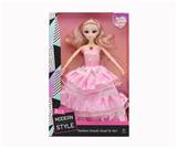 OBL10021351 - 11.5寸11关节3D眼实身俄文IC音乐灯光芭比