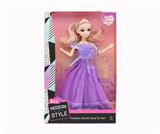 OBL10021353 - 11.5寸11关节3D眼实身俄文IC音乐灯光芭比