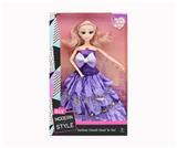 OBL10021356 - 11.5寸11关节3D眼实身俄文IC音乐灯光芭比