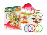 OBL10021686 - 套圈PVC恐龙蜥蜴套装(14PCS)