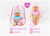 OBL10021723 - 11.5寸全搪胶娃娃公仔， 带IC俄文语音+音乐