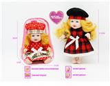 OBL10021763 - 12.5寸全搪胶娃娃公仔， 带IC俄文语音+音乐