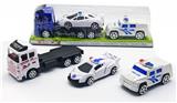 OBL10022513 - 惯性军事拖头车载回力警车