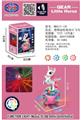 OBL10023592 - 透明齿轮电动小飞马带灯光音乐