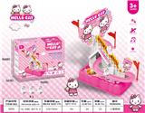 OBL10023601 - 小猫咪爬楼梯电动滑行轨道声光小白猫儿童益智玩具

3只小猫爬楼梯灯光音乐（不包电）