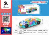 OBL10023747 - 亚力克电动炫彩万向电动透明概念车