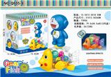 OBL10024531 - 电动齿轮小丑鱼+叮当猫  （带音乐+灯光）2色混装
